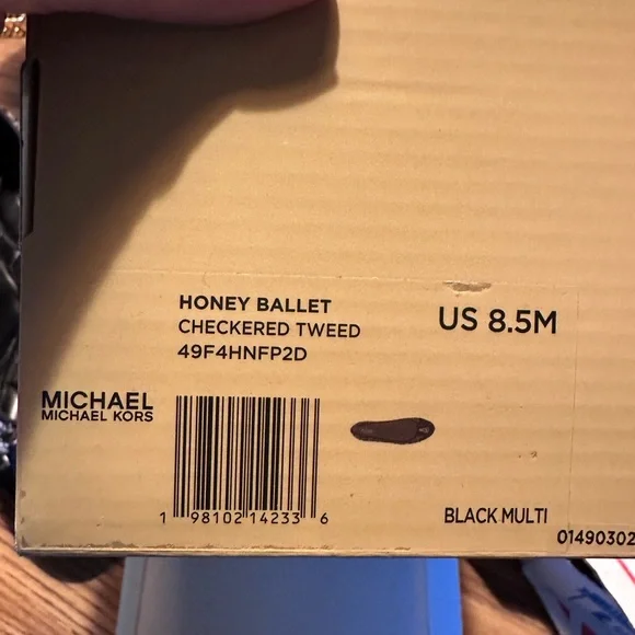 Michael Kors Black Tweed Ballet Flats - Picture 5 of 7